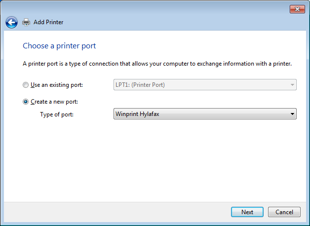 printer port