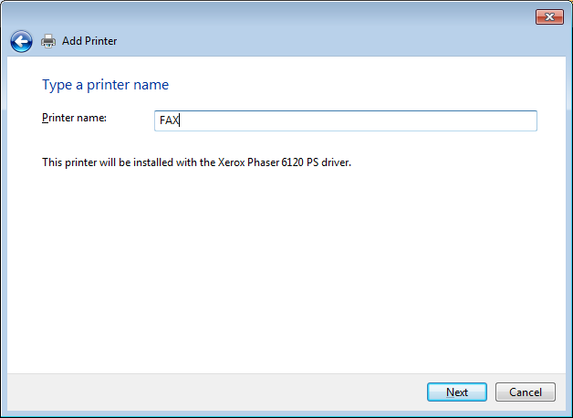 printer name
